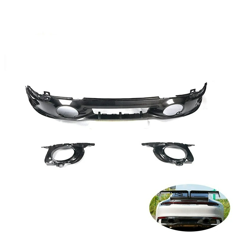 Sports Equipment Manufacturers - Diffuser Belakang Serat Karbon Kering Sport