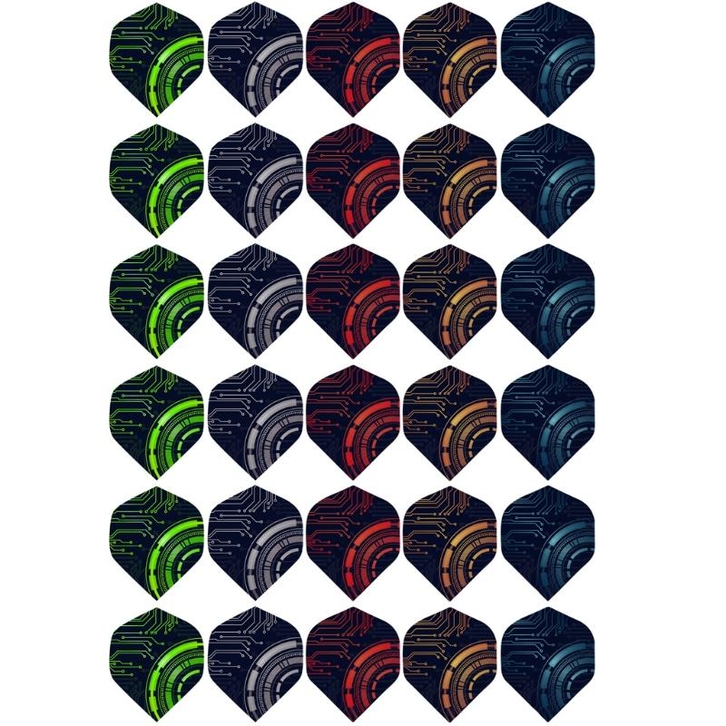 Sports Equipment In Flight - 30 pcs/pack tail flight outdoor sport