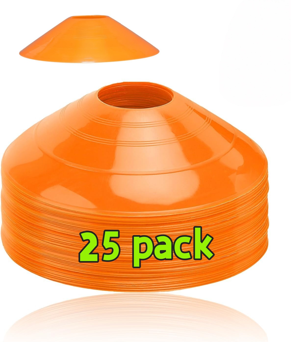 Football Training Cone - 25 Paket Kerucut Sepak Bola, Pelat