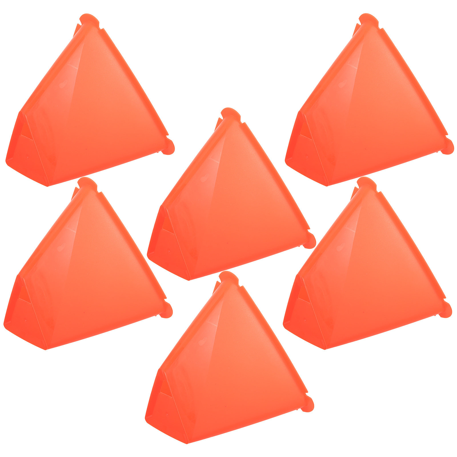 6 Buah Kerucut Latihan Sepak B - Football Training Cone ulasan dan harga