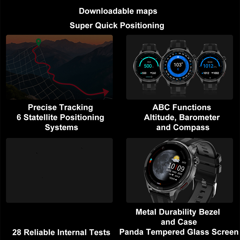 Jam Tangan Pintar GPS Outdoor  - Sports Equipment In Spanish ulasan dan harga
