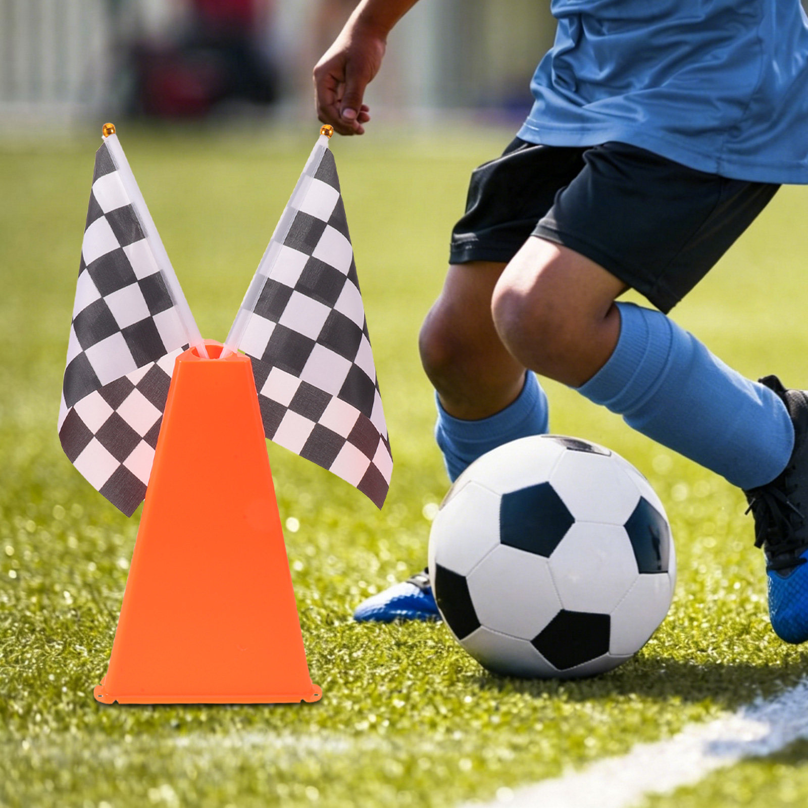 4 Set Kerucut Latihan Sepak Bo - Football Training Cone ulasan dan harga