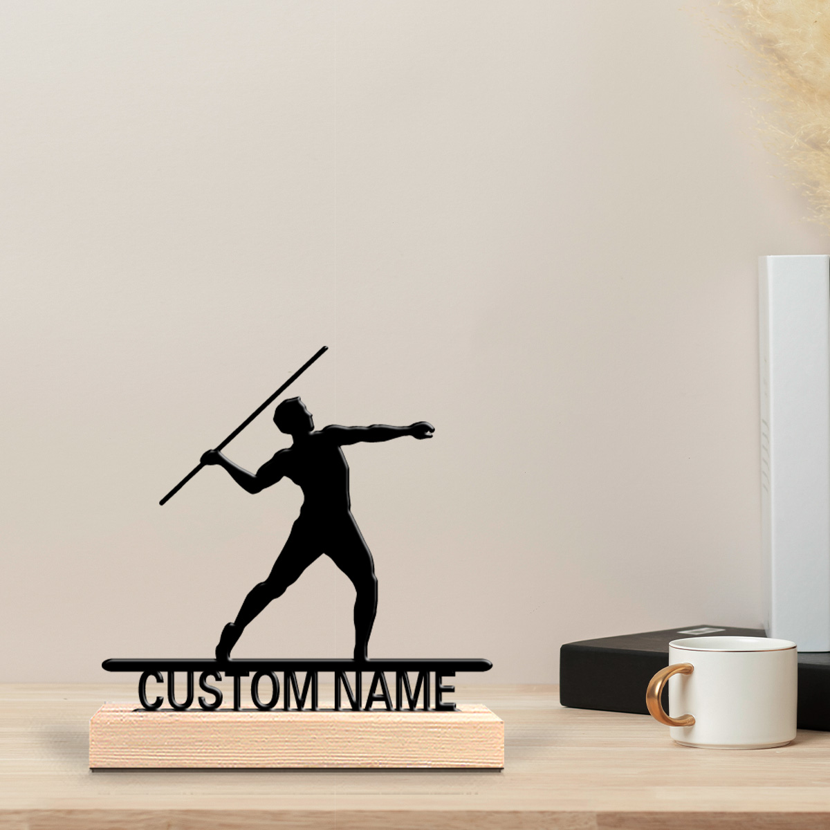 1 buah patung lempar tombak de - Javelin Throwing ulasan dan harga