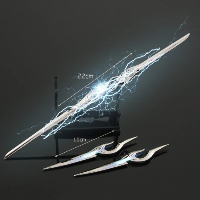 Set ornamen pedang alloy 3 bua - Javelin Throwing ulasan dan harga