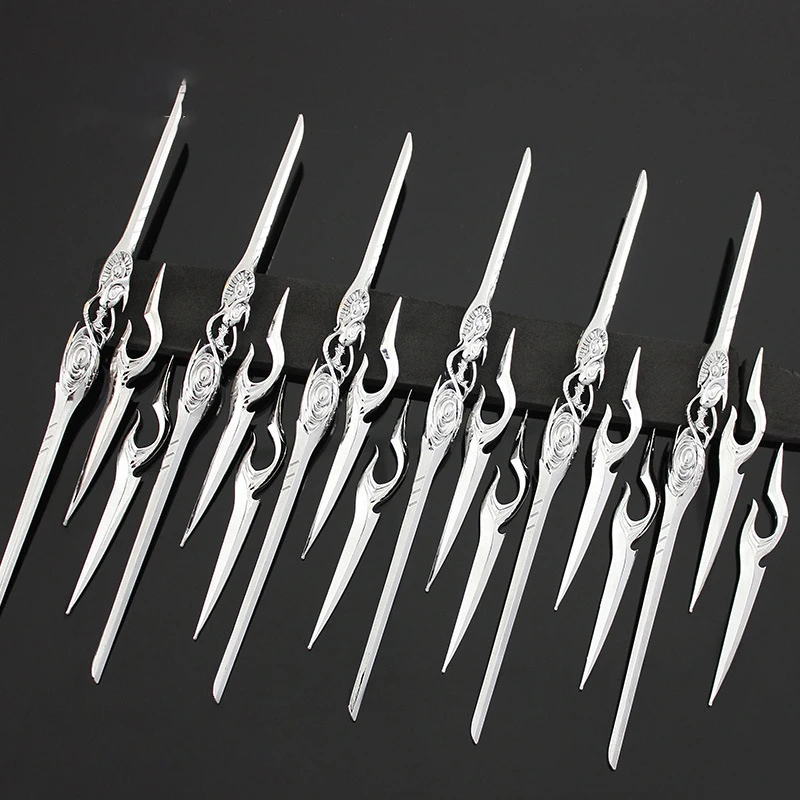 Set ornamen pedang alloy 3 bua - Javelin Throwing ulasan dan harga