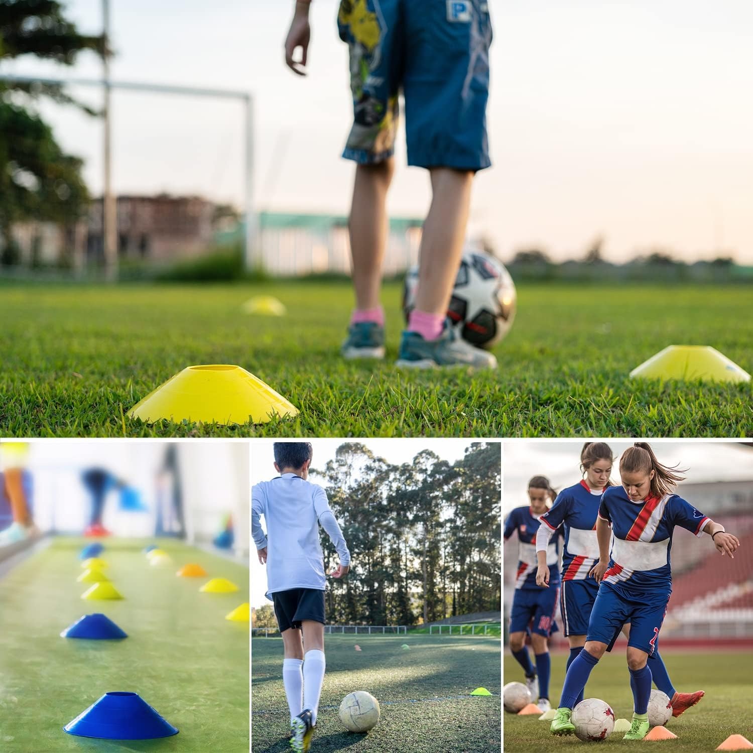 25 buah Set Kerucut Latihan Se - Football Training Cone ulasan dan harga