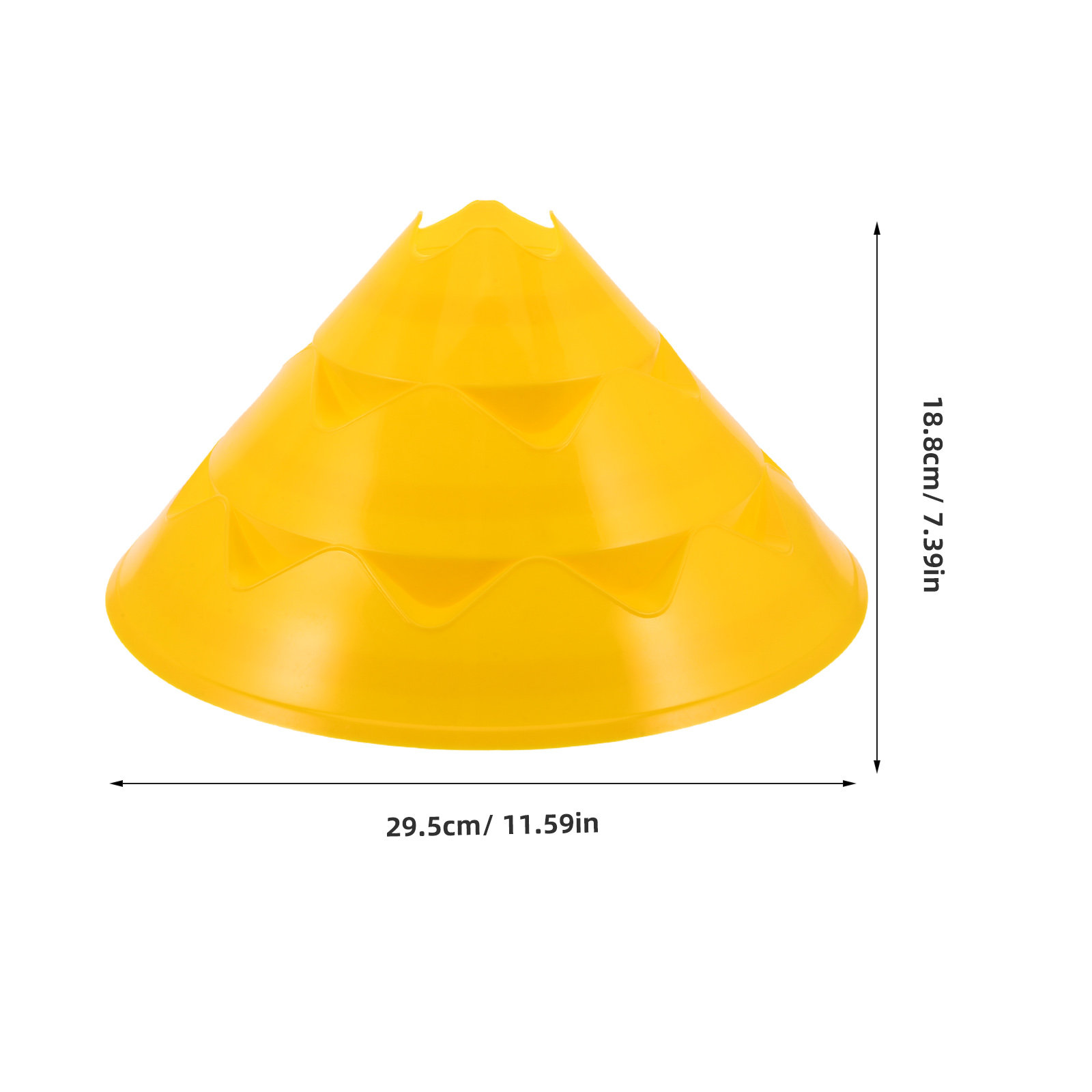 6 Buah Kerucut Latihan Sepak B - Football Training Cone ulasan dan harga