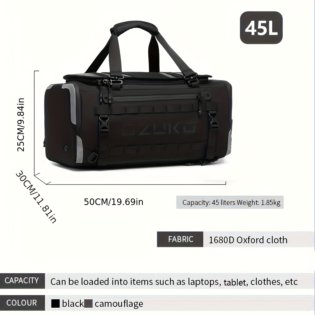 1 Buah Tas Tangan Oxford Pria, - Sports Equipment Air China ulasan dan harga
