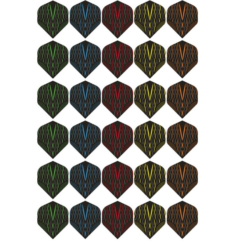 30 pcs/pack tail flight outdoo - Sports Equipment In Flight ulasan dan harga