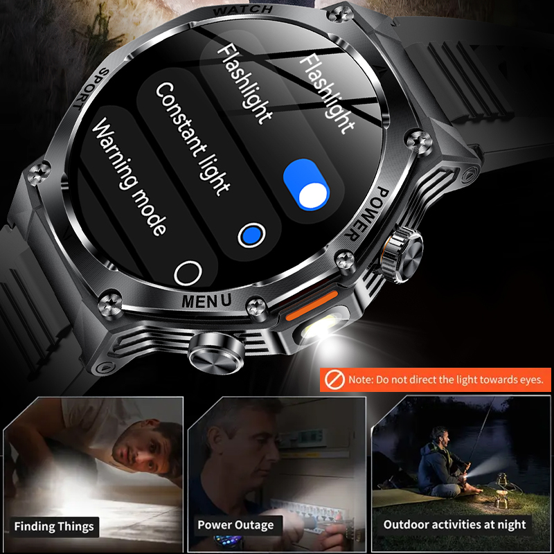 Jam Tangan Pintar Gaya Taktis  - Sports Equipment In Spanish ulasan dan harga